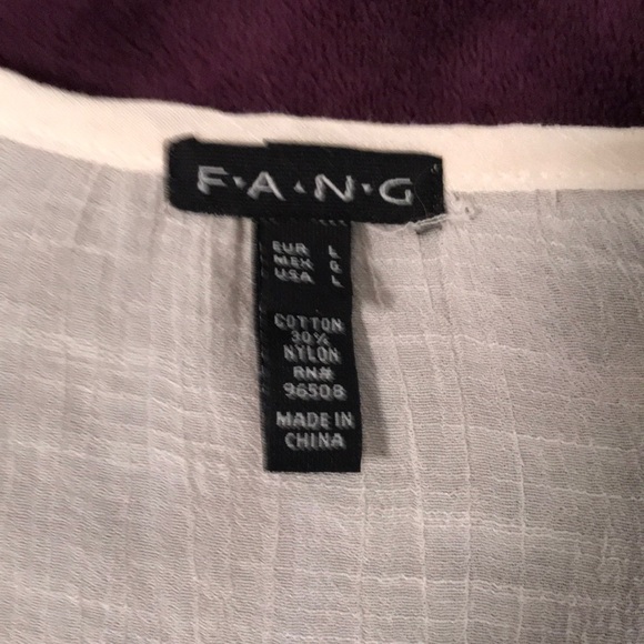 Ivory blouse with sheer floral mesh detail - Picture 4 of 5